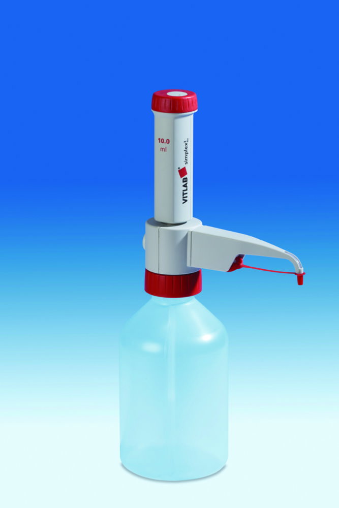 Flaschenaufsatz-Dispenser VITLAB® SIMPLEX2 FIX