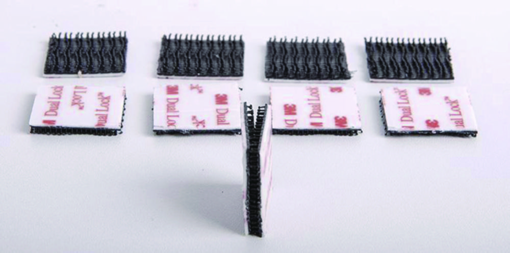 Dual Lock wiederlösbarer Druckverschluss für SCAT Scheibensensoren, VE=10Stk. mit 20x20mm (VE = 10)