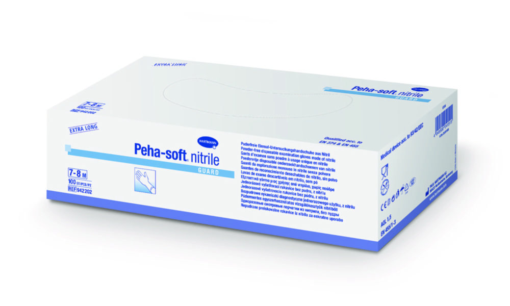 Einmalhandschuhe Peha-soft® nitrile guard, Nitril, puderfrei