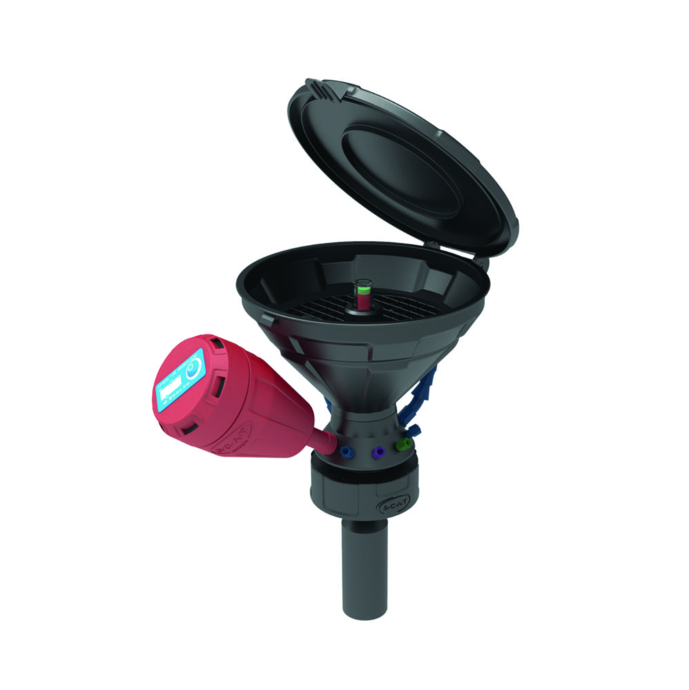 Universal Waste Hub, elektrisch ableitfähig, mit mechanischer Füllstandsanzeige