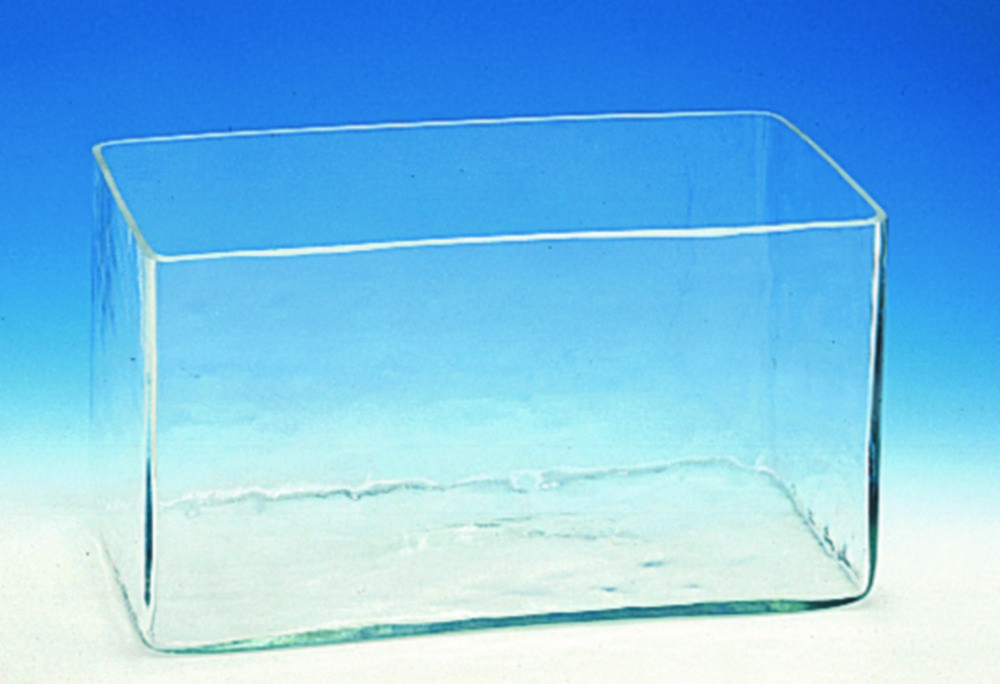 Aquarienkasten 100x100x100mm Rand geschliffen