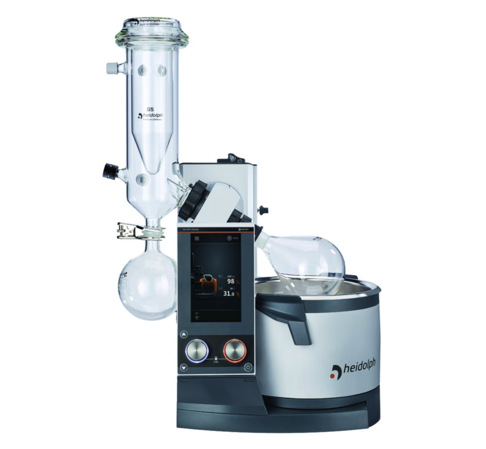 Rotationsverdampfer Hei-VAP Ultimate, mit Motorlift, Kühlfalle