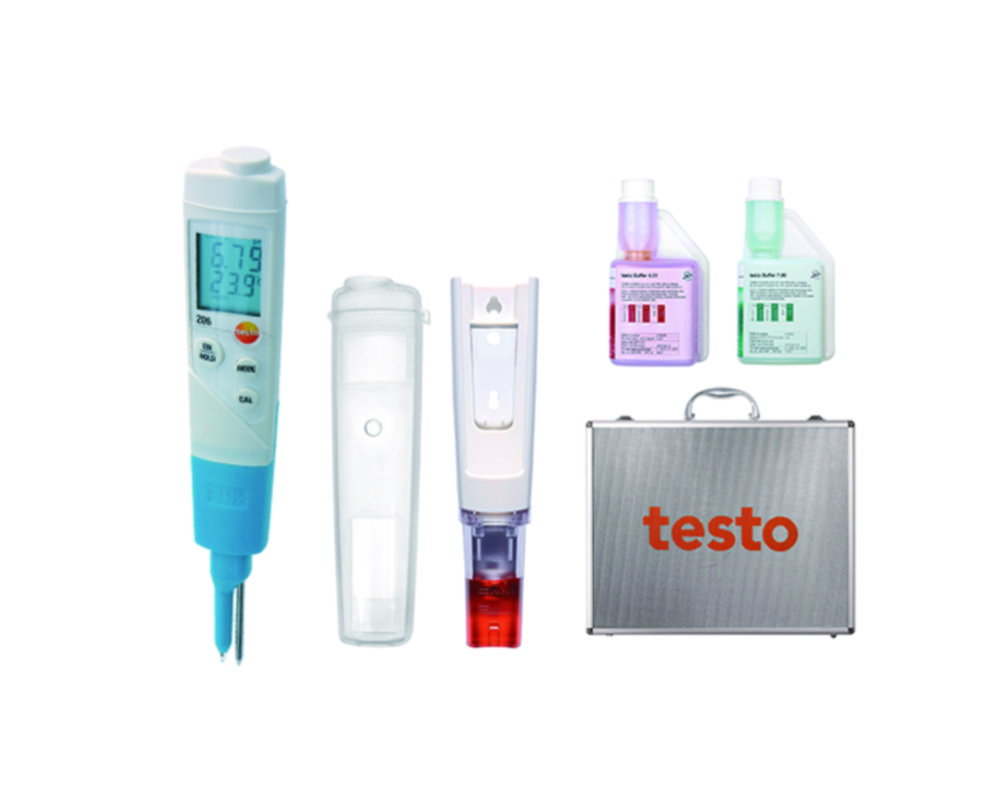 pH-Meter testo 206-pH2 Starter Set