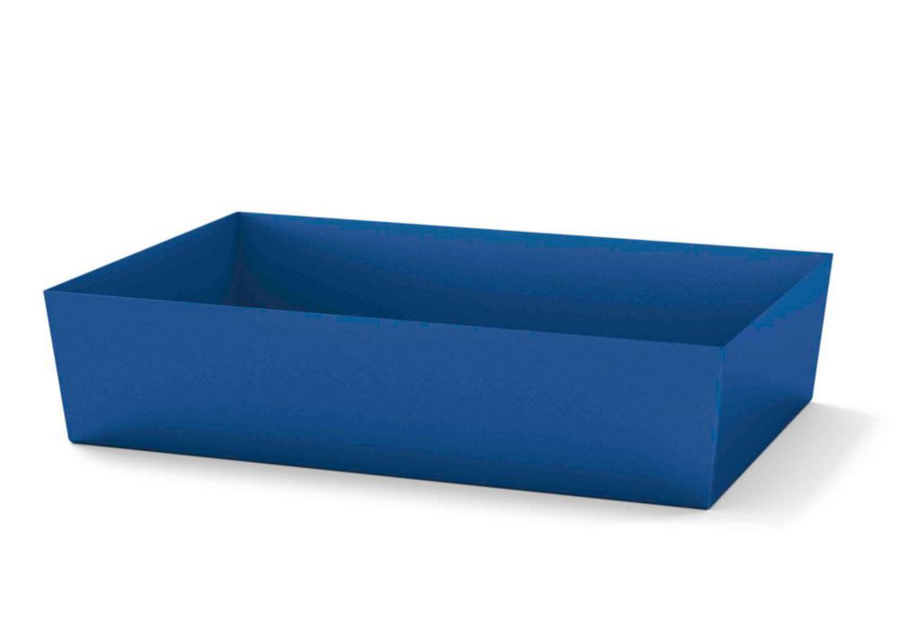 Auffangwanne Stahl lackiert W.L.2500 RAL 5010 815x1235x255