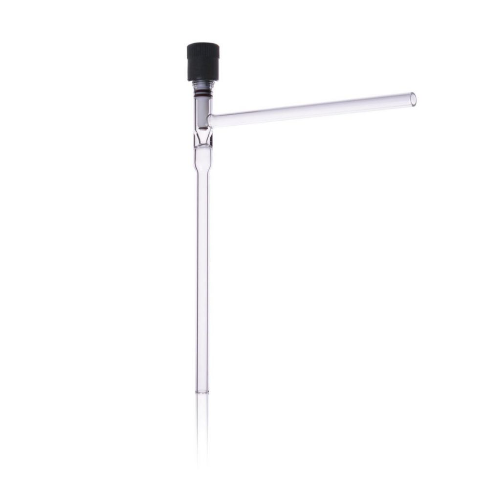 Ventil HI VAC Gr. 4 Glas, PTFE-Stopfen