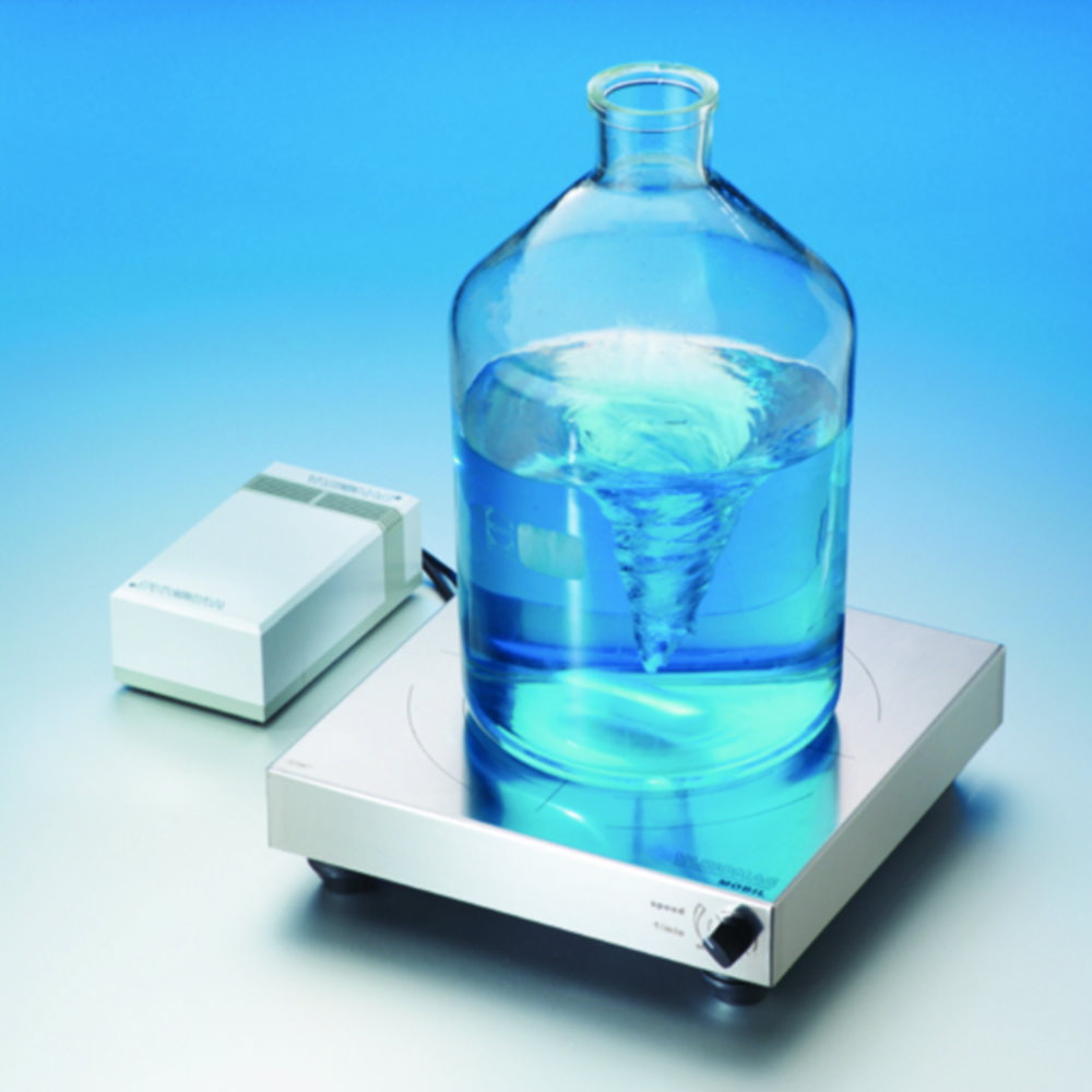 Magnetrührer MOBIL DIRECT 230 V., inkl. Tisch-Netzgerät für grosse und grössere Rührmengen