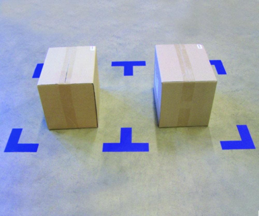 Bodenmarkierungen DuraStripe® Xtreme, abgerundete Ecken