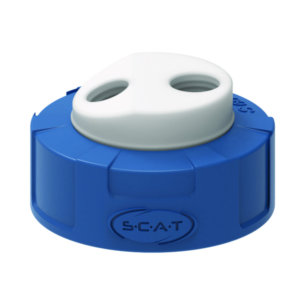 Safety Waste Caps, S 60/61, mit abgeschrägtem Anschluss für Abluftfilter