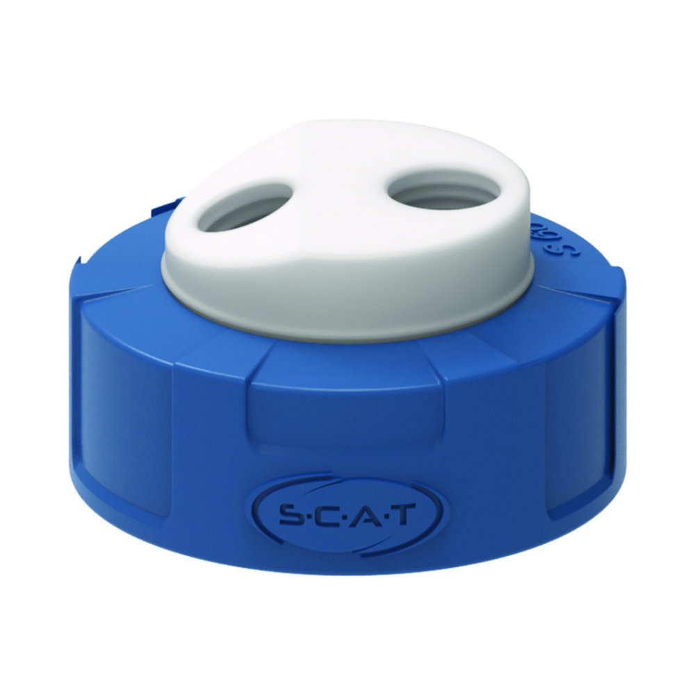 Safety Waste Caps, S 60/61, mit abgeschrägtem Anschluss für Abluftfilter