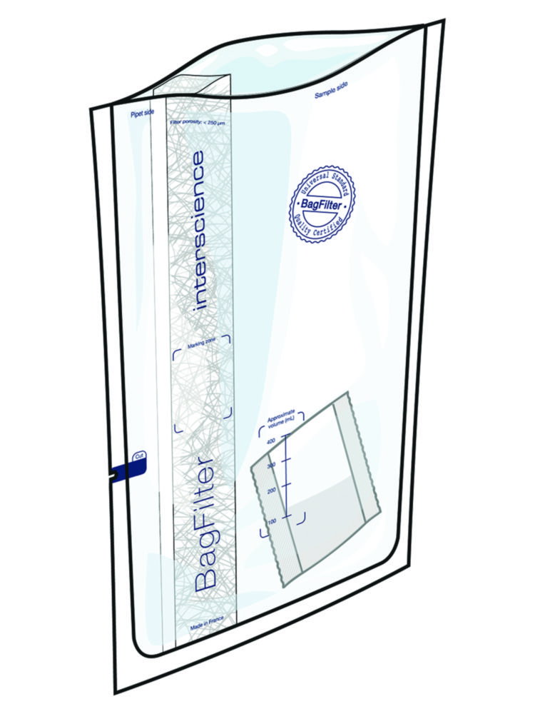 Probenbeutel BagSystem®, instaBAG® BPW mit Trockenmedium