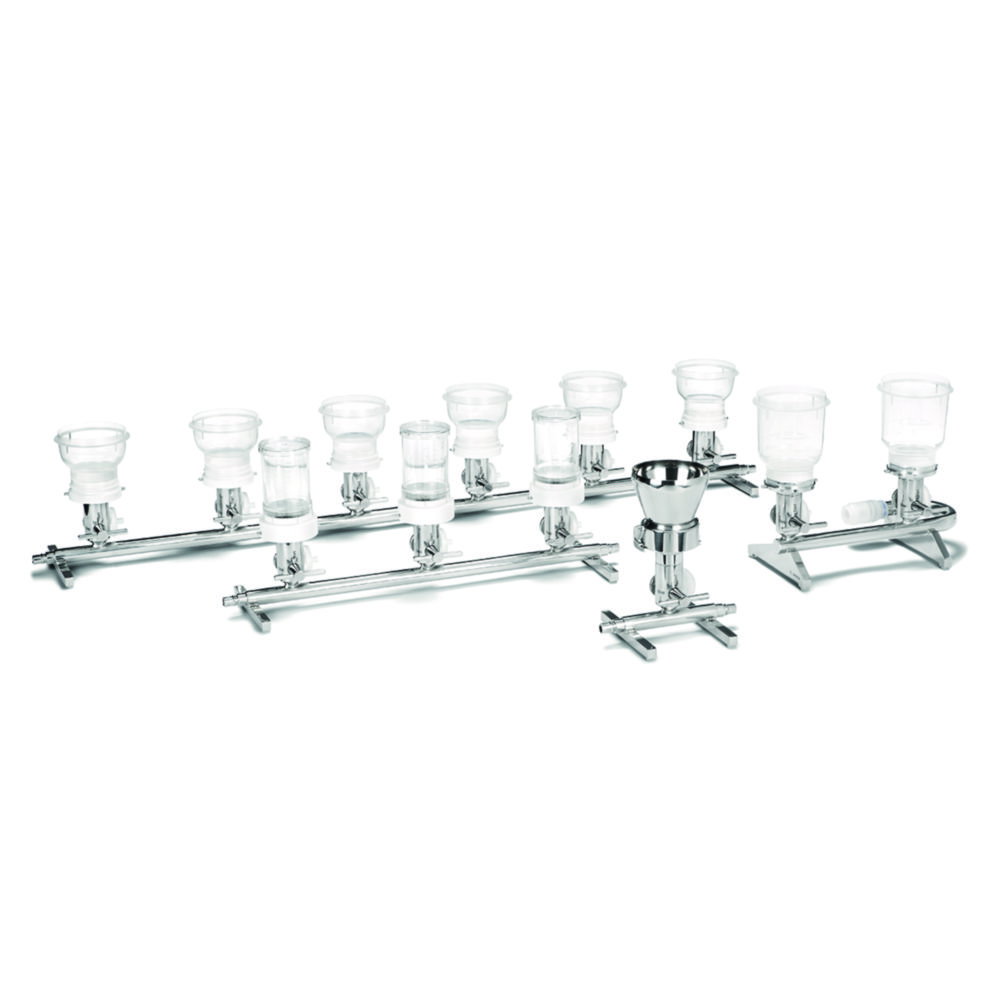 Absaugvorrichtungen Microsart®, Verteiler für Microsart® Trichter und Filter