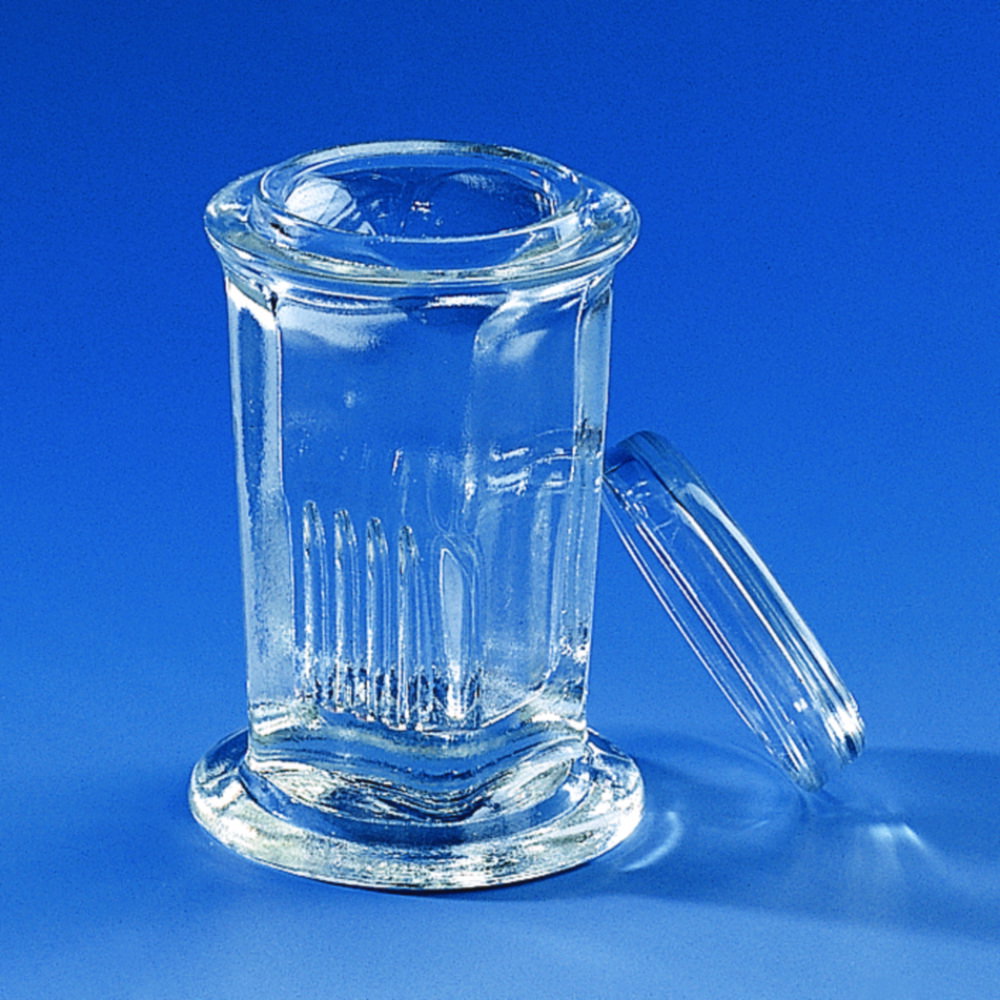 Färbetröge, Coplin, Natron-Kalk-Glas | Abmessungen (ØxH): 80 x 115 mm