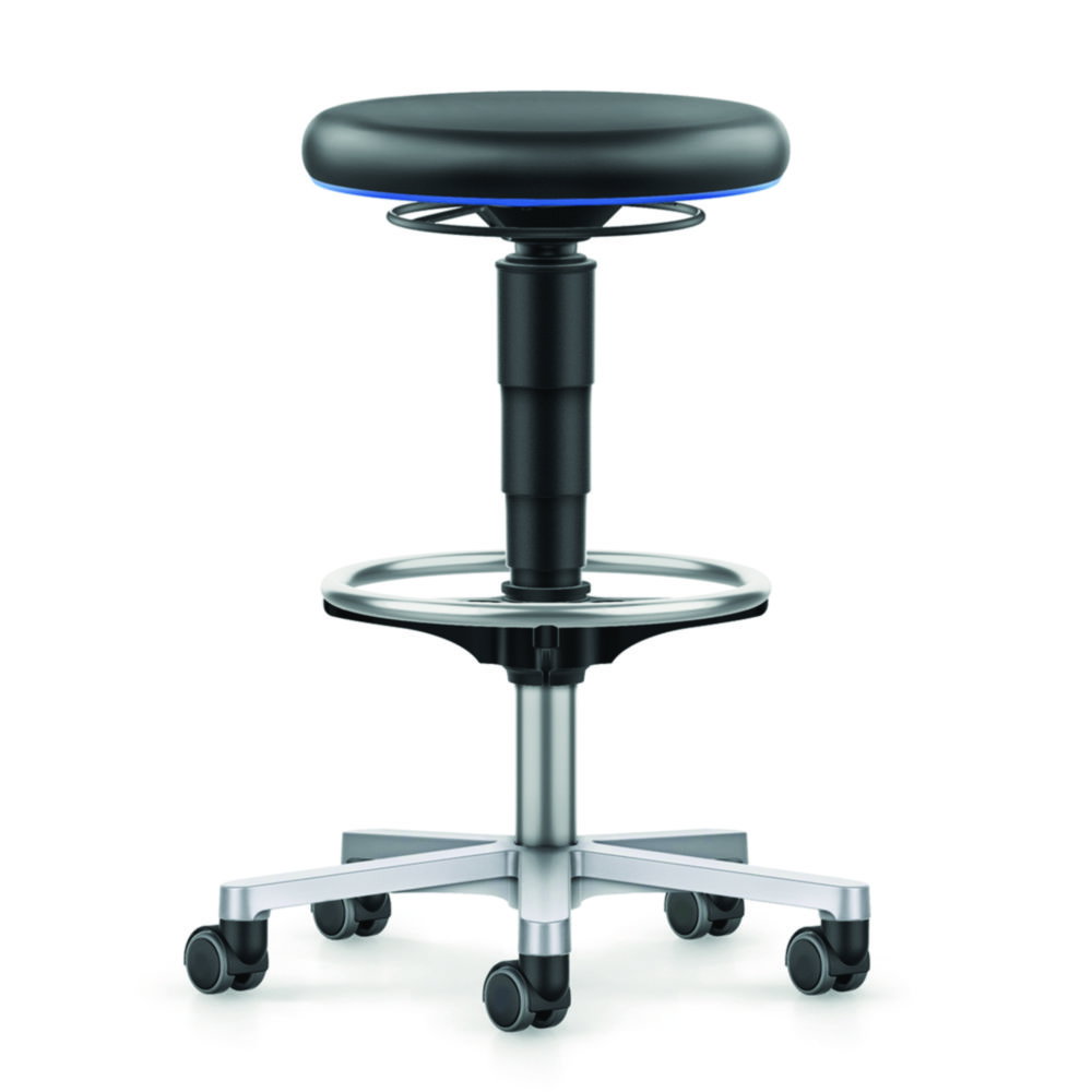 Medical/Labor Hocker, Stop&Go-Rollen, Fussring