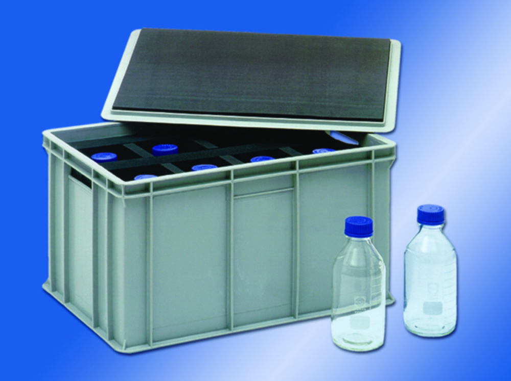 Proben-Transportbehälter FTB 1/8 f. 8 DIN-Probenahmeflaschen á 1L