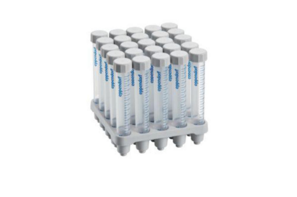 Eppendorf Conical Tubes, 15 mL, sterile, pyrogen-, DNase-, RNase- und DNA-frei, farblos, 500 Tubes (20 Racks × 25 Tubes)