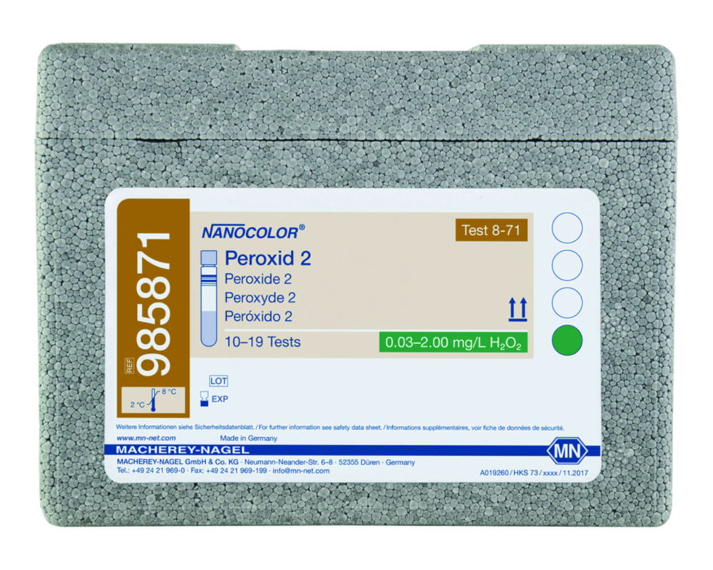 Rundküvettentests NANOCOLOR® Peroxid