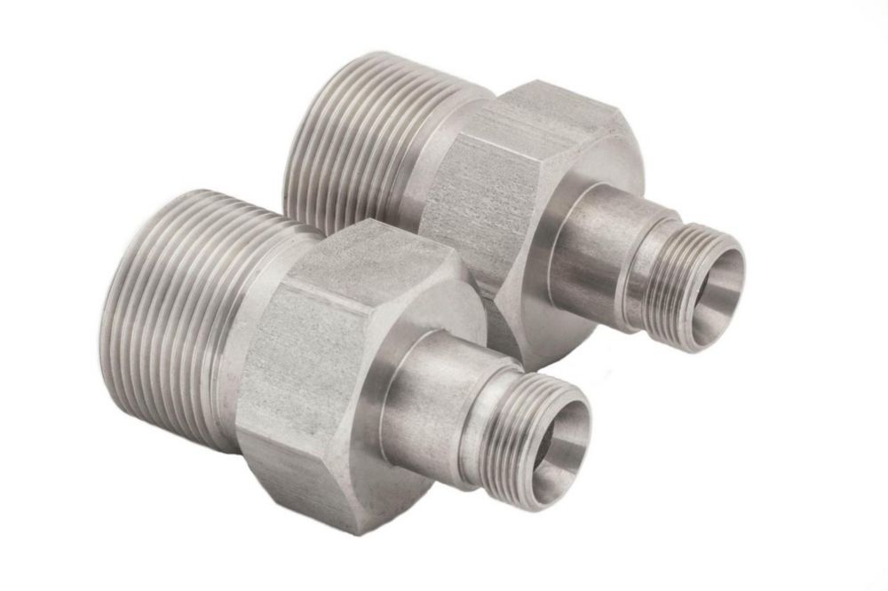 Adapter M30x1.5 außen auf M16x1 außen, Edelstahl VE=2