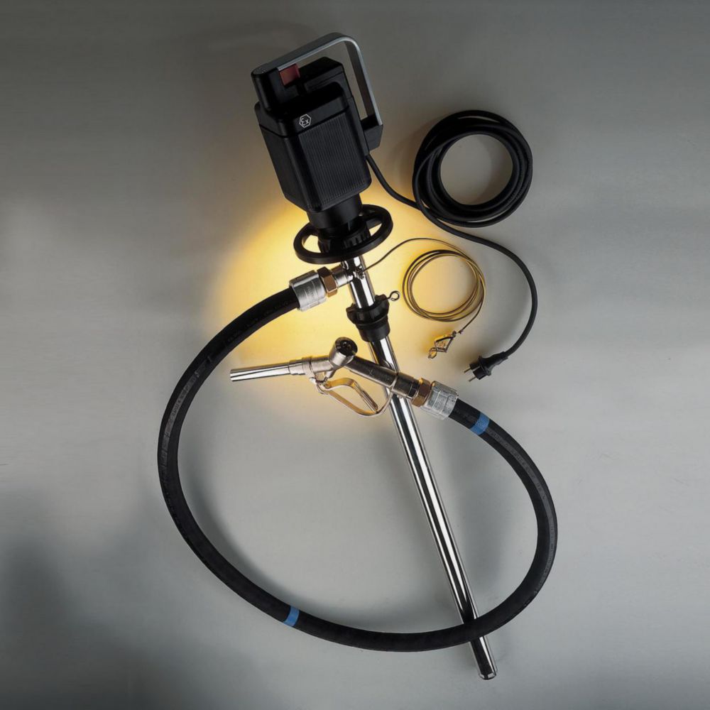 Fasspumpen Pumpenset für Lösemittel, Tauchtiefe 1000 mm, Rohr-Ø 41 mm