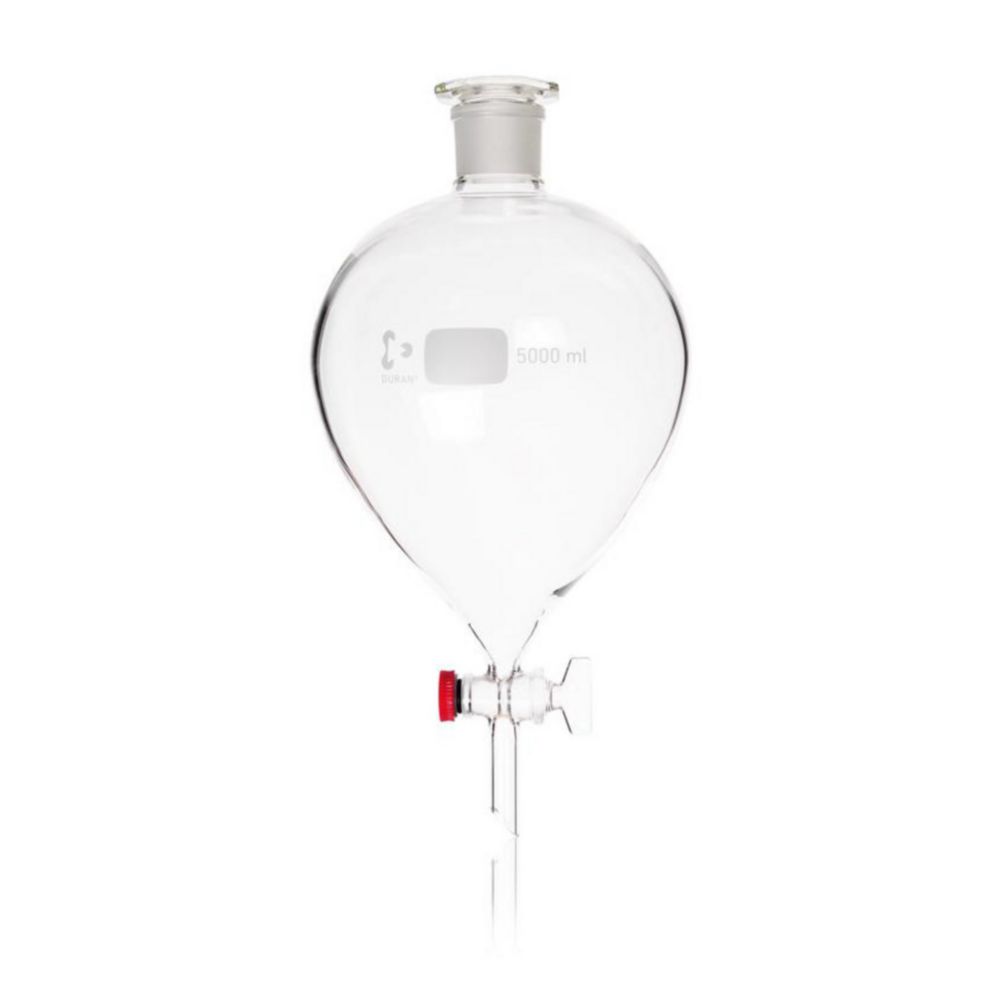 Scheidetrichter 5000 ml Wertheimer Modell kugelförmig