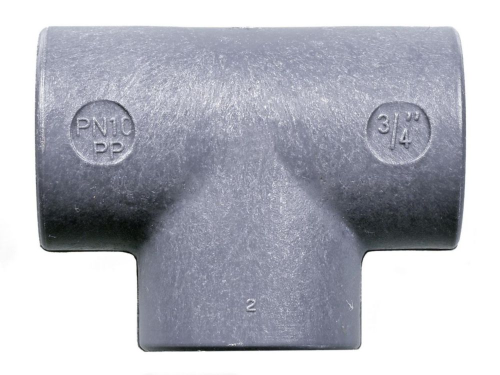 T-Stück, Innengewinde 1" 28.0 mm Durchlauf, PP