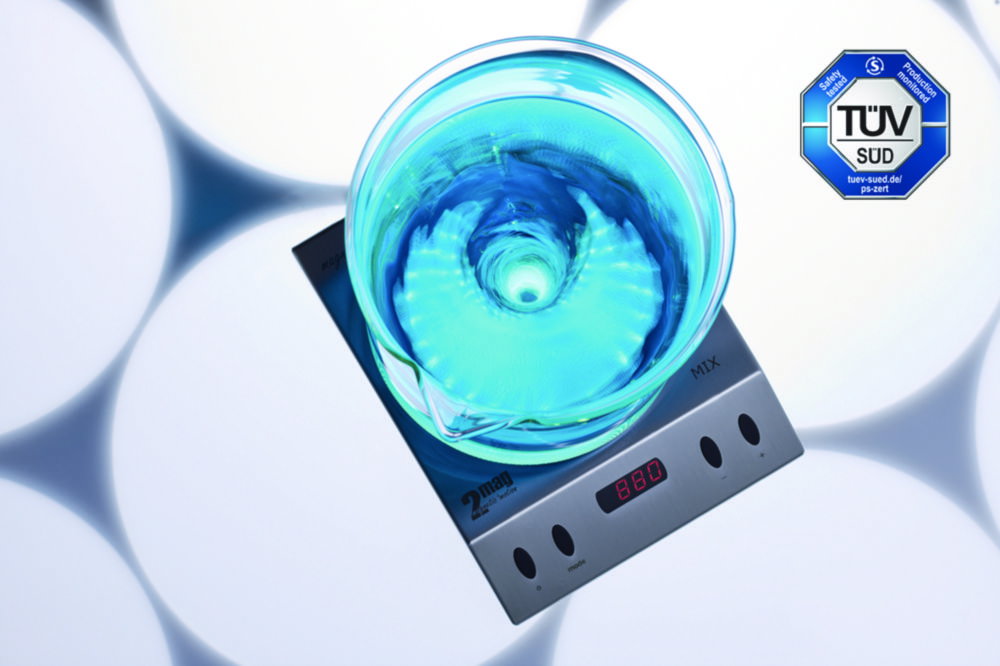 Magnetrührer luMIX mit Leuchtfunktion