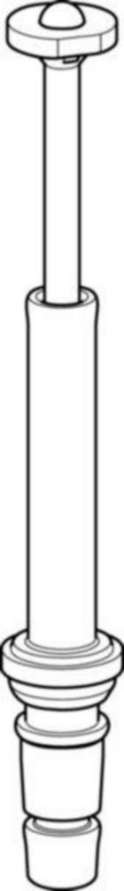 Ersatzkanal für Mehrkanalunterteile, besteht aus Kolben, Zylinder, Spitzenverfederung, O-Ring,