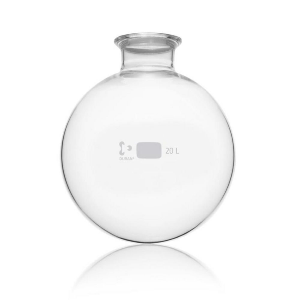 Planschliff-Rundkolben 20 Ltr. DN 100, DURAN