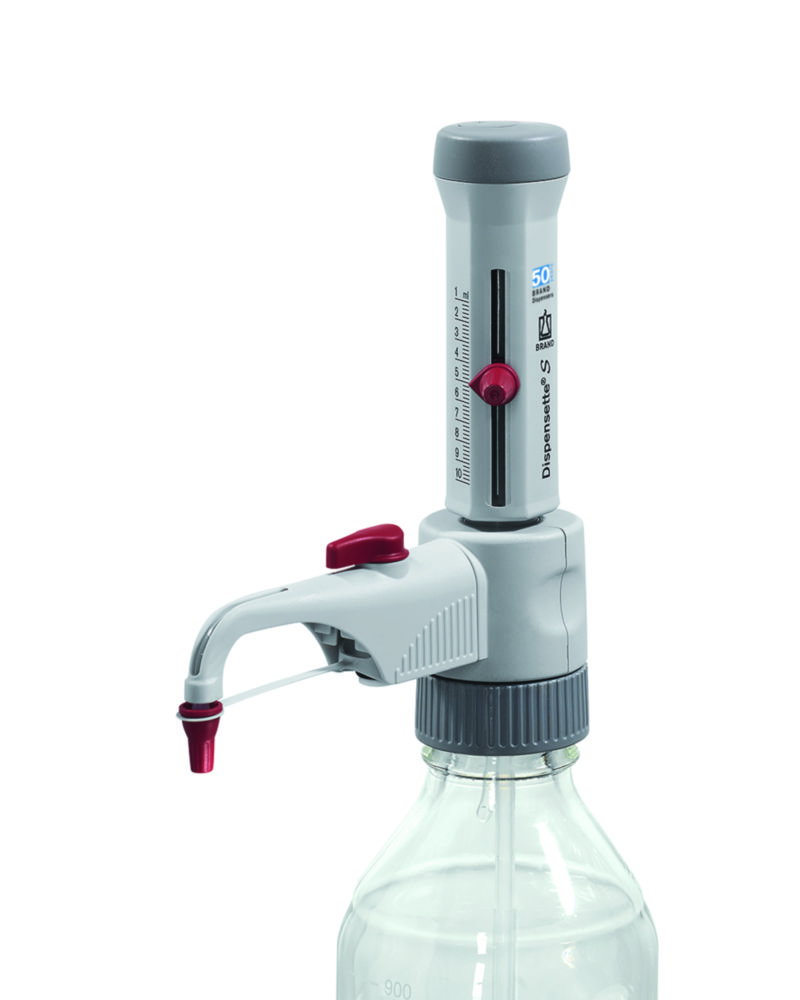 Flaschenaufsatz-Dispenser Dispensette® S Analog - Austauschaktion Alt gegen Neu!