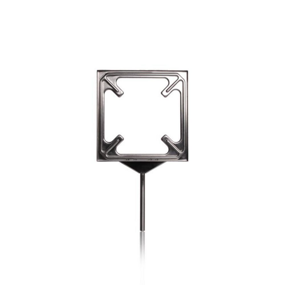 Plattenhalter 155x155mm Chromnickelstahl