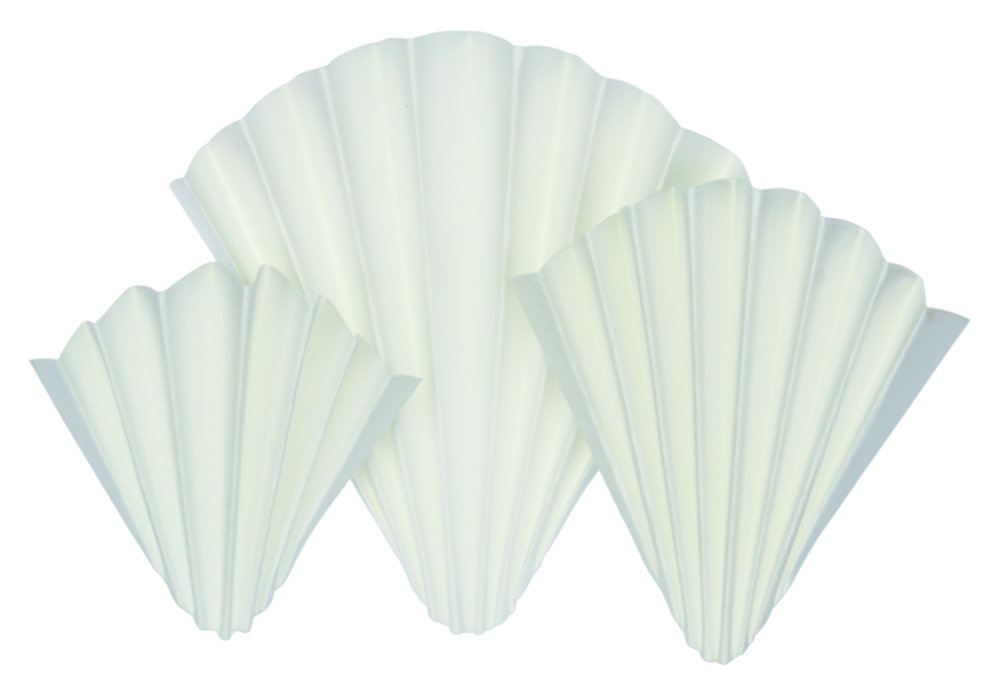 Filtrierpapiere Typ MN 612 1/4, qualitativ, Faltenfilter