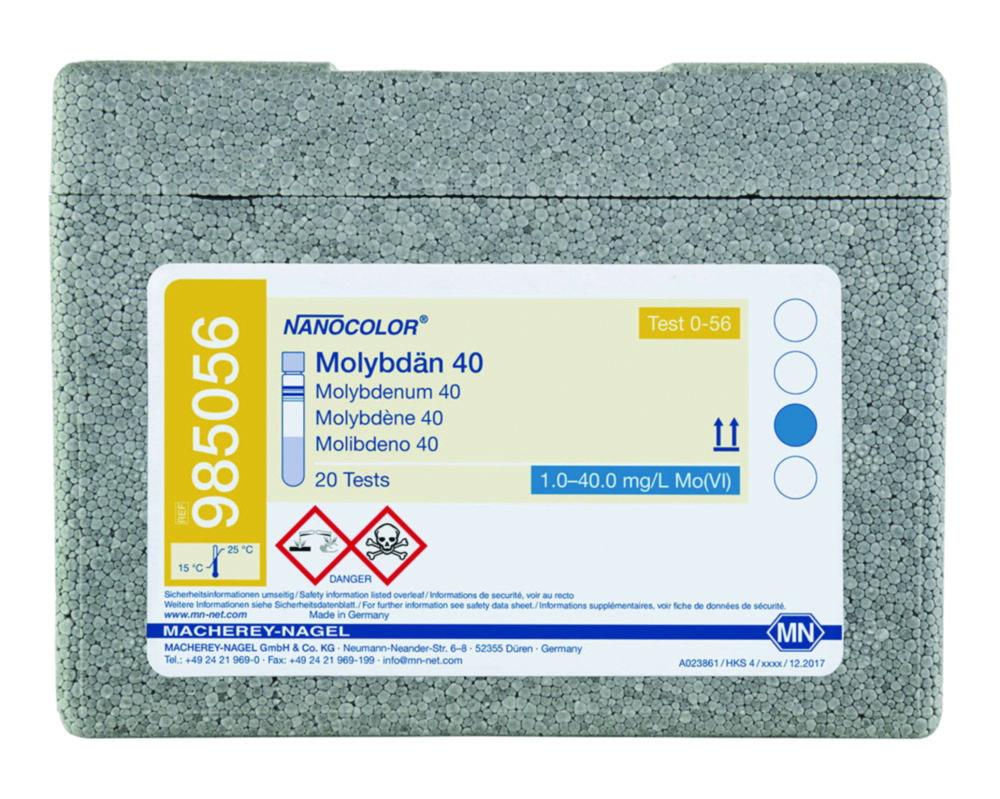 Rundküvettentests NANOCOLOR® Molybdän