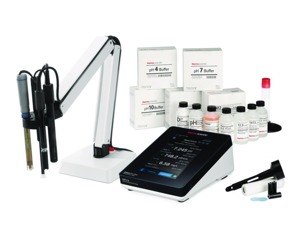 pH/Ionen-, Leitfähigkeits- und Sauerstoffmessgerät Orion™ Pro Star MP218, pH/conductivity/DO kit