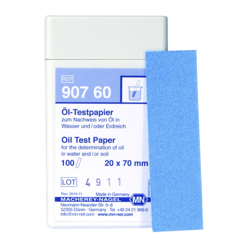 Öl-Testpapiere