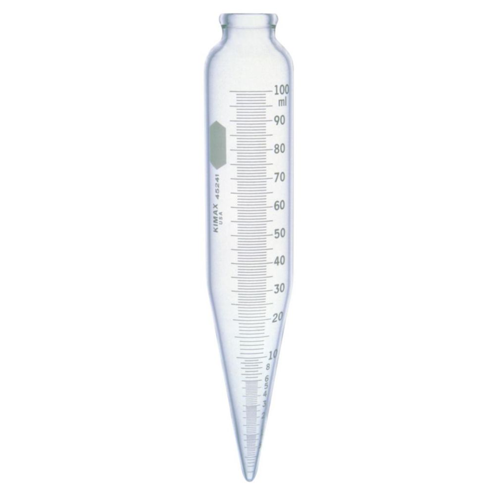 ASTM-Zentrifugengläser, 8", Öl und Witterung, Boro 3.3