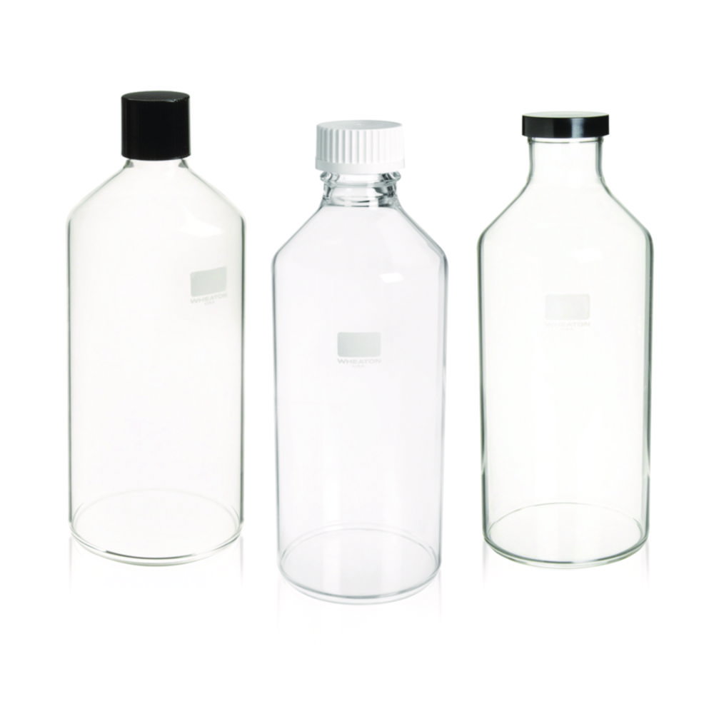 Rollerflaschen WHEATON®, Borosilikatglas, mit Phenolharz-Schraubverschluss