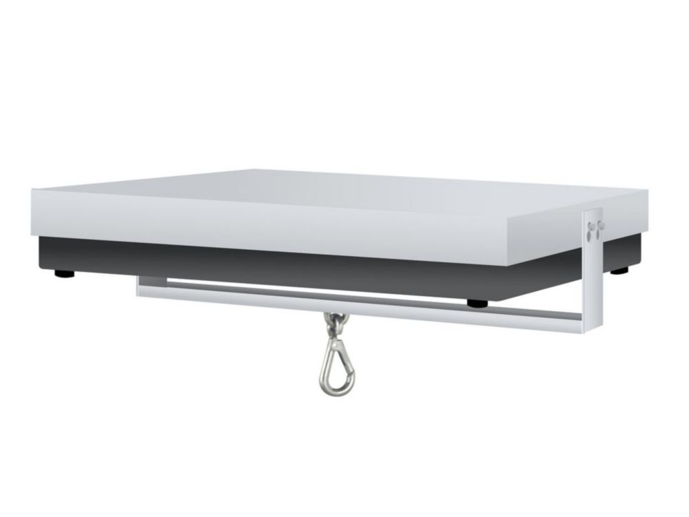 Set für Unterflurwägung bestehend aus Plattform, Bügel und Haken