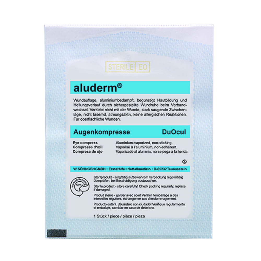 Augenkompressen aluderm® DuOcul, steril