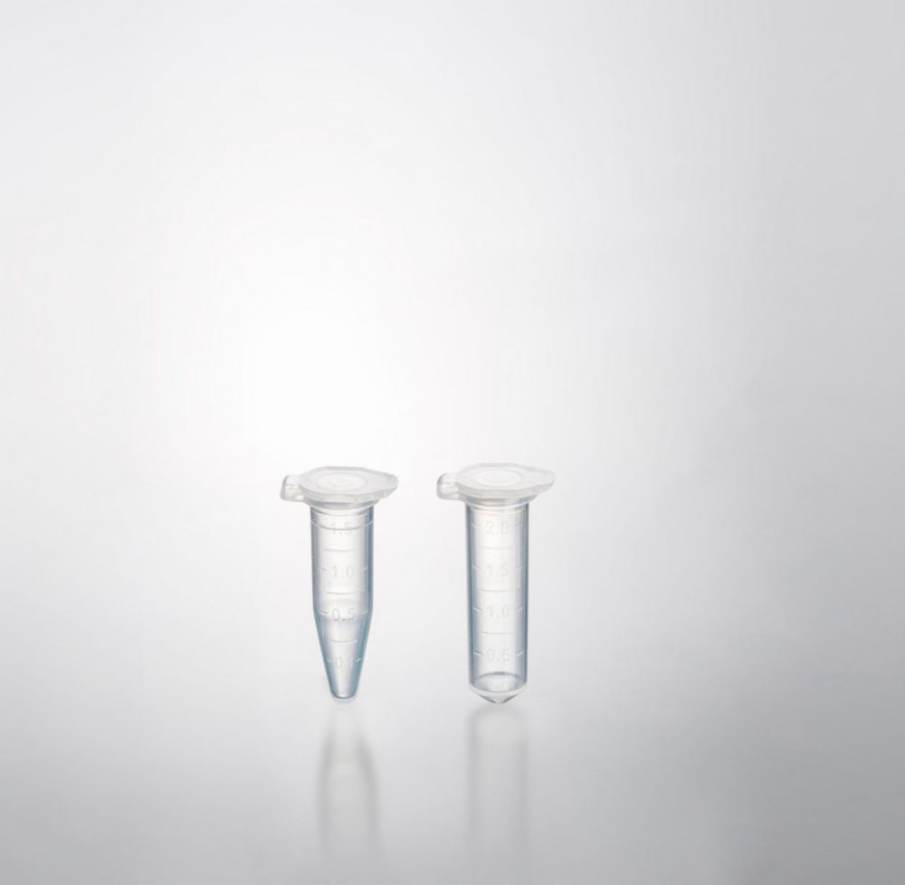Mikrozentrifugenröhrchen 1,5ml konisch, steril, DNase/RNase frei nicht pyrogen, VE=500