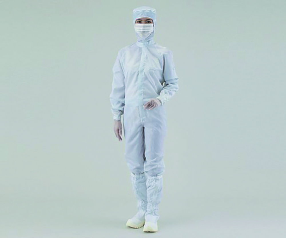 Overall für Reinraum ASPURE, Polyester, mit integrierter Haube