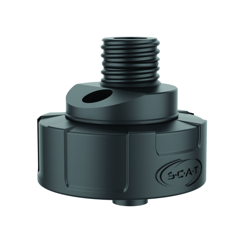 Safety Waste Caps SymLine®, PTFE, elektrisch ableitfähig