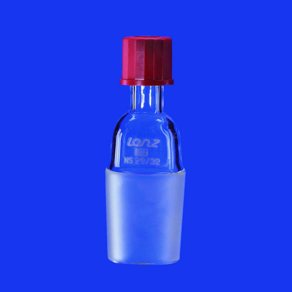 Gewinderohre mit NS-Kern, DURAN®-Rohr, mit Kappe und Dichtung