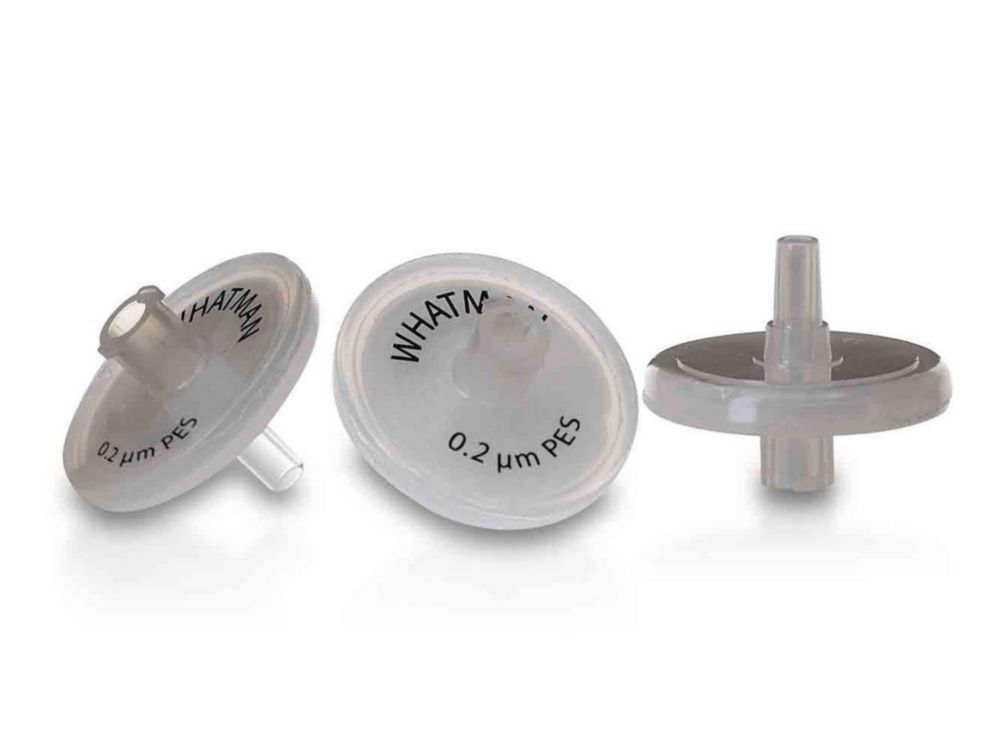 Whatman Puradisc PES-Spritzenfilter unsteril, 0,45µm, 25mm Durchmesser Polyethersulfon VE=1000