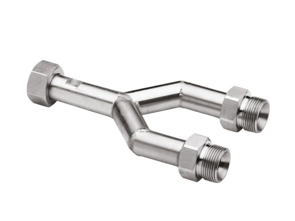 2fach-Verteiler M24x1,5, 1x M24x1,5 innen auf 2x M24x1,5 außen