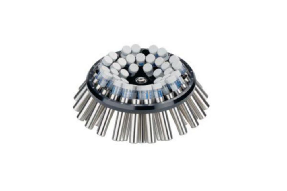 Festwinkelrotor mit Stahlhülsen F-48x15 für Zentrifugen 5910 Ri, 5920 R