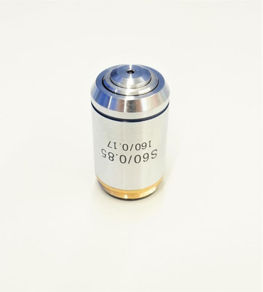Achromatisches Objektiv, 60 x /0,85 (gefedert) W.D. (0,4 mm)
