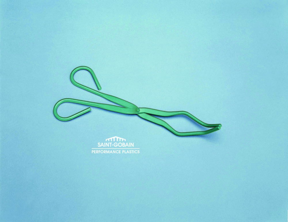 Tiegelzange, Edelstahl, PTFE beschichtet