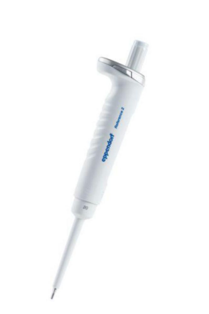 Austauschpipette Reference® 2 G Basic variabel, Einkanal-Pipette, 2 - 20 µL, hellgrau ***Seriennr. der alten Pipette angeben***