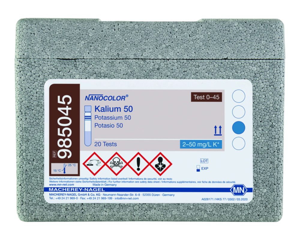 Rundküvettentests NANOCOLOR® Kalium