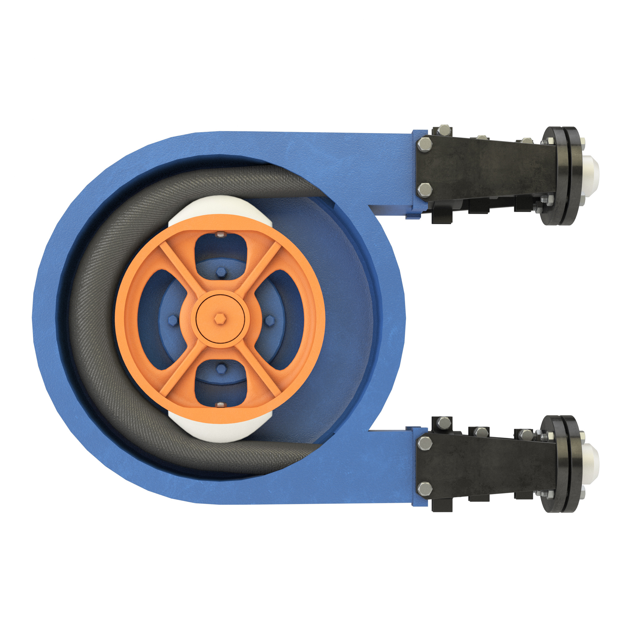 Funktionsprinzip Schlauchpumpe