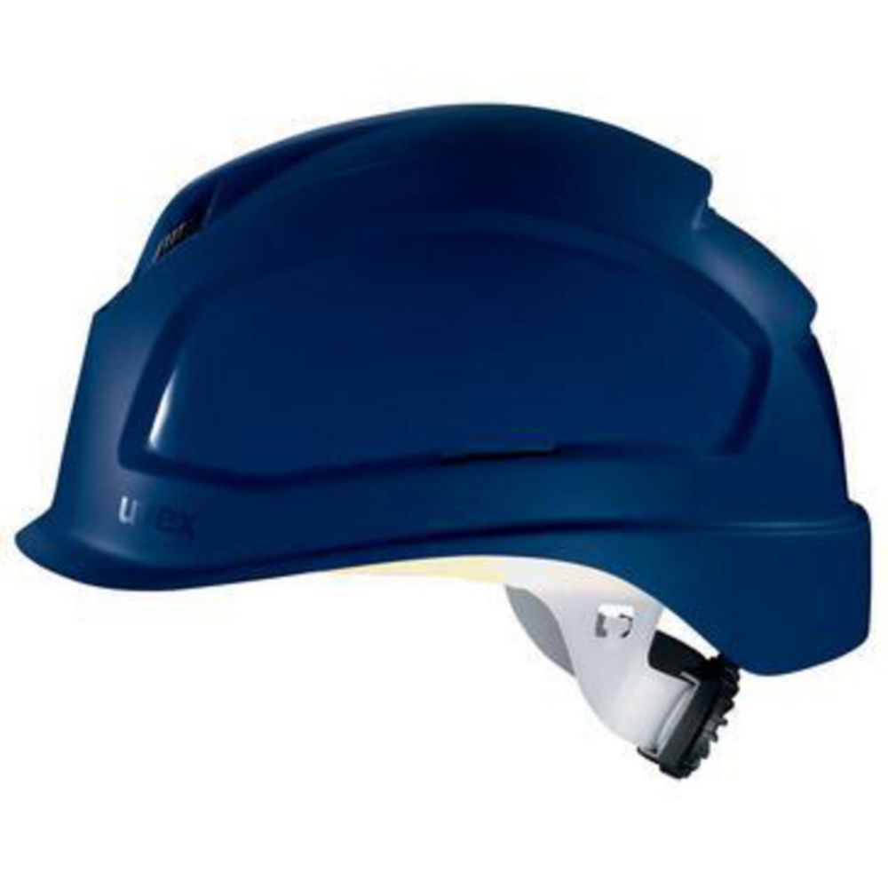 Schutzhelm pheos B-S-WR Innenausstattung mit Drehrad, gekürzter Schirm, blau